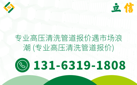 專業高壓清洗管道報價遇市場浪潮 (專業高壓清洗管道報價)